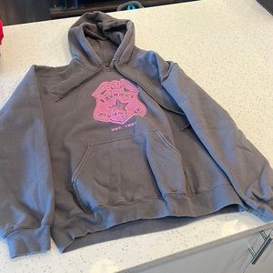 Grey Dallas police hoodie